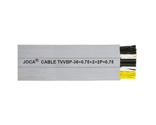 TVVBG Flat PVC Sheath Reinforced elevator cable